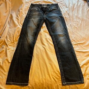 BKE Mens Jeans - 30R -  Straight Leg -  Carter